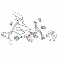 OEM Infiniti ACUTATOR Assembly-Fuel Lid Opener Diagram - 78850-5DA0C