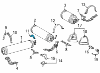 OEM Toyota Mirai Tank Strap Diagram - 77B0S-62010