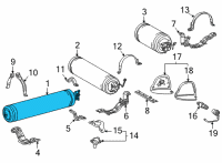 OEM Toyota Mirai Fuel Tank Diagram - 77A10-62081