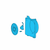 OEM 1999 Hyundai Sonata Blower Assembly-Conderser Diagram - 97730-38000