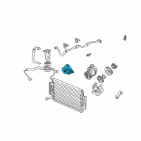 OEM Pontiac Bracket, Generator & Drive Belt Tensioner Diagram - 24575354