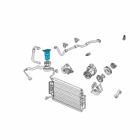 OEM 2005 Pontiac Grand Am Accumulator Asm, A/C Diagram - 1132851