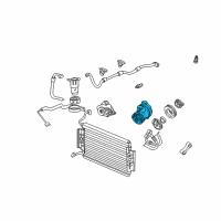 OEM 1998 Oldsmobile Cutlass Air Conditioner Compressor And Component Kit Diagram - 89018888