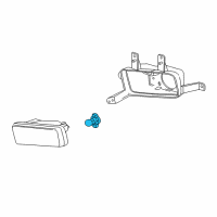 OEM Chevrolet Run Lamp Bulb Diagram - 13582913