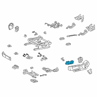 OEM 2020 Lexus ES300h Switch Assembly, Power S Diagram - 84920-33120