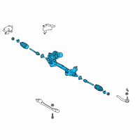 OEM 2021 Infiniti Q50 Gear & Linkage Sub Assembly-Power Steering Diagram - 49004-6HL0A