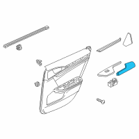 OEM 2016 Honda Civic Arm Rest (Deep Black) Diagram - 83703-TBA-A51ZA