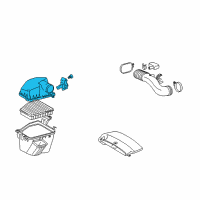 OEM Lexus GS460 Cap Sub-Assy, Air Cleaner Diagram - 17705-38130