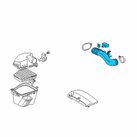 OEM 2010 Lexus GS460 Pipe, Intake Air Connector Diagram - 17875-38020