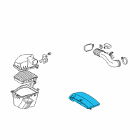 OEM 2011 Lexus GS460 Inlet, Air Cleaner Diagram - 17751-38060