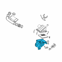 OEM 2007 Nissan Titan Body Assembly-Air Cleaner Diagram - 16528-7S000