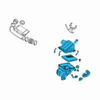 OEM 2019 Nissan Frontier Air Cleaner Diagram - 16500-EA210