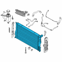 OEM 2013 BMW 135i Radiator Diagram - 17-11-7-547-059