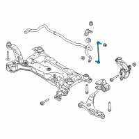 OEM 2015 Ford Escape Stabilizer Link Diagram - EJ7Z-5K484-A