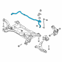 OEM 2015 Lincoln MKC Stabilizer Bar Diagram - EJ7Z-5482-B