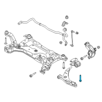 OEM 2017 Lincoln MKC Mount Bracket Mount Bolt Diagram - -W500567-S439