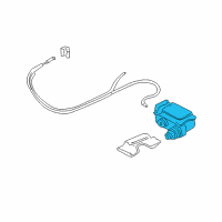 OEM 2003 Mercury Marauder Cruise Servo Diagram - 3W7Z-9C735-AA