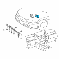 OEM 2000 Toyota Solara Coil Diagram - 90919-02217