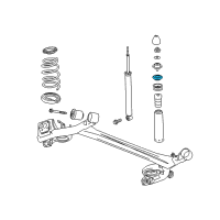 OEM 2013 Chevrolet Spark Shock Mount Diagram - 95194748