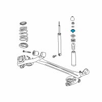 OEM 2015 Chevrolet Spark Shock Mount Diagram - 95218007