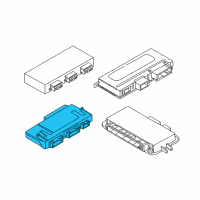OEM 2013 BMW 550i GT xDrive Electronic Junction Box Diagram - 61-35-6-992-418