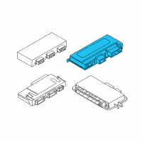 OEM 2012 BMW 535i GT xDrive Central Gateway Module Diagram - 61-35-9-393-659