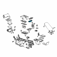 OEM Chevrolet Seat Heat Switch Diagram - 22909975