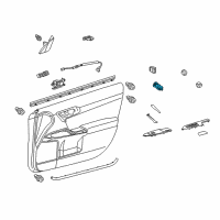 OEM 2015 Lexus CT200h Master Switch Assembly Diagram - 84040-60160