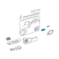 OEM GMC K2500 Lamp Asm-Front Side Door Courtesy Diagram - 15707536