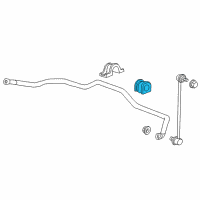 OEM 2013 Acura RDX Bush, Front Stabilizer Holder Diagram - 51306-TX4-A01