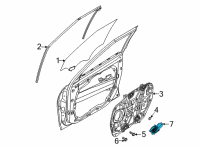 OEM Kia Seltos Motor Assembly-Front Pow Diagram - 82450Q5010