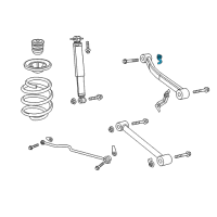 OEM Jeep Wrangler Nut-HEXAGON FLANGE Lock Diagram - 6508598AA