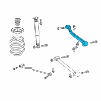 OEM 2022 Jeep Wrangler Upper Control Arm Diagram - 68247740AA