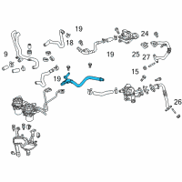 OEM Toyota Hose Diagram - 17362-38020