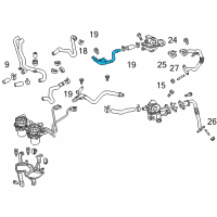 OEM Toyota Hose Diagram - 17361-38010