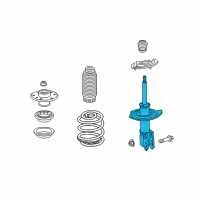 OEM Pontiac Torrent Strut Diagram - 19208307