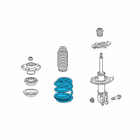 OEM 2007 Pontiac Torrent Coil Spring Diagram - 15251298