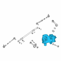 OEM 2018 Nissan Titan XD Gear Assembly - Power Steering Diagram - 49200-EZ00D