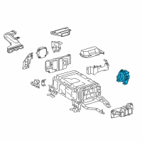 OEM Toyota Blower Motor Diagram - G9230-52040