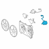 OEM Lexus GS450h Motor, Cooling Fan Diagram - 16363-31290