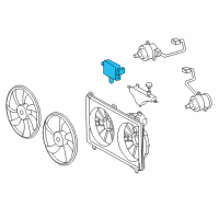 OEM 2014 Lexus GS450h Computer, Cooling Fan Diagram - 89257-30090