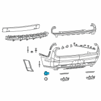 OEM 2017 Chrysler 300 Sensor-Park Assist Diagram - 5MK60TZZAC