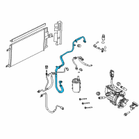 OEM 2010 Ford Escape Hose & Tube Assembly Diagram - AM6Z-19867-A