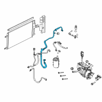 OEM 2010 Mercury Mariner Hose & Tube Assembly Diagram - AM6Z-19867-A