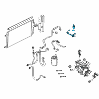 OEM 2011 Ford Escape Evaporator Tube Diagram - AM6Z-19835-C