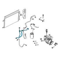 OEM 2010 Mercury Mariner Hose & Tube Assembly Diagram - AM6Z-19835-B