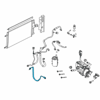 OEM 2011 Mercury Mariner AC Tube Diagram - AM6Z-19972-A