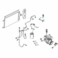 OEM 2010 Mercury Mariner Pressure Cycling Switch Diagram - AM6Z-19E561-A