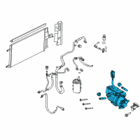 OEM 2012 Lincoln MKZ Compressor Diagram - BM6Z-19703-A