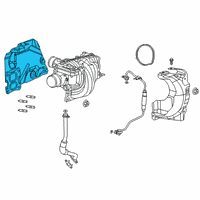 OEM 2022 Jeep Cherokee Gasket-TURBOCHARGER Diagram - 4893677AC